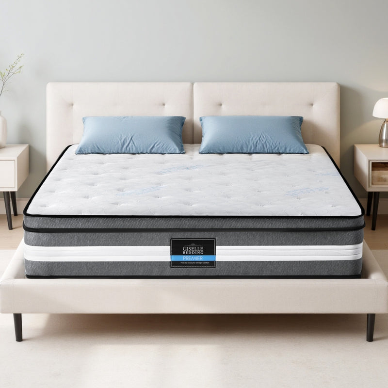 Giselle Bedding 30cm Gel Foam Pocket Spring King Mattress