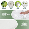 Giselle 20cm Green Tea Memory Foam Double Mattress