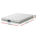 20cm Giselle Mattress KING Green Tea Mattresses