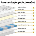 Giselle 30cm Medium Firm King Single Mattress