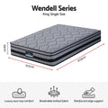 Giselle Bedding 34cm KING SINGLE Mattress Hybrid, Pocket Spring Bed Mattress