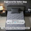 Giselle Bedding 34cm KING SINGLE Mattress Hybrid, Pocket Spring Bed Mattress