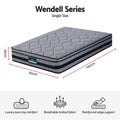 Giselle 34cm Single Hybrid Pocket Spring Mattress
