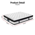 Giselle Bedding 31cm Mattress Euro Top KING