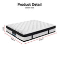 Giselle Bedding 31cm Mattress Euro Top QUEEN