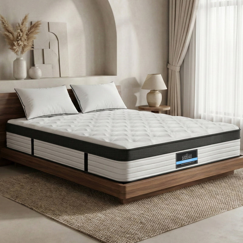Giselle Bedding QUEEN Mattress 31cm Euro Top Bed