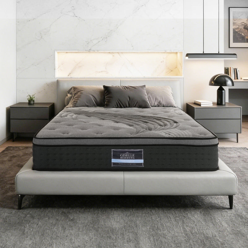 Giselle Bamboo Mattress 34cm DOUBLE Bed Quilted Cover