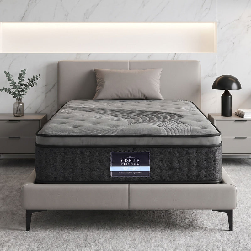 Giselle Bedding 34cm Mattress Bamboo Cover KING SINGLE