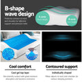 Giselle Contour Pillow Cool Gel Twin Pack Memory Foam