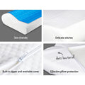 Giselle Contour Pillow Cool Gel Twin Pack Memory Foam