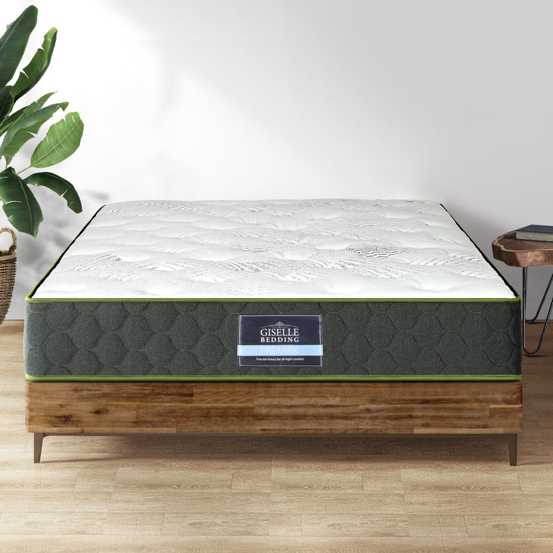 Giselle Bedding 25cm Green Tea Foam Mattress KING SINGLE