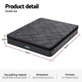 Giselle DOUBLE Mattress 25cm Pocket Spring Latex Euro Top Medium Firm