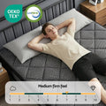 Giselle KING Mattress 25cm Pocket Spring Latex Euro Top Medium Firm