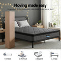 Giselle QUEEN Mattress 25cm Pocket Spring Latex Euro Top Medium