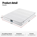 Giselle King Mattress 20cm Egg-Crate Foam Reinforced Edge