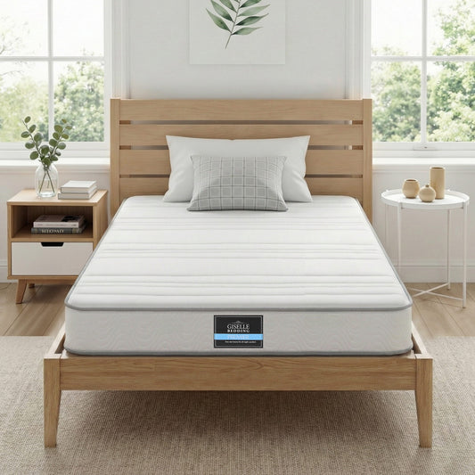 Giselle King Single Mattress 20cm Egg-Crate Foam Reinforced Edge