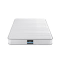 Giselle King Single Mattress 20cm Egg-Crate Foam Reinforced Edge