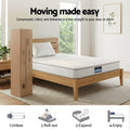 Giselle King Single Mattress 20cm Egg-Crate Foam Reinforced Edge