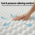 Giselle Queen Mattress 20cm Egg-Crate Foam Reinforced Edge