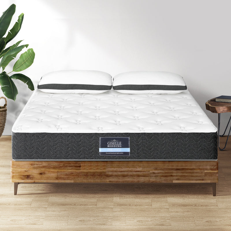Giselle Bedding 18cm Medium Soft Mattress DOUBLE w/Pillows