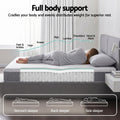 Giselle Bedding King Mattress 23cm Pocket Spring Mattress with Adjustable Firmness Reversible Foam Layer for Medium Firm & Firm Support Motion Isolation Bedroom Bed