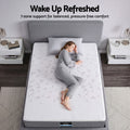 Giselle Bedding Single Mattress 23cm Pocket Spring Mattress with Adjustable Firmness Reversible Foam Layer for Medium Firm & Firm Support Motion Isolation Bedroom Bed