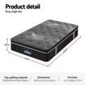 Giselle King Single Mattress 35cm Euro Top Graphene Cooling