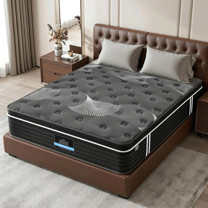 Giselle Queen Mattress 35cm Euro Top Graphene Cooling Medium Firm