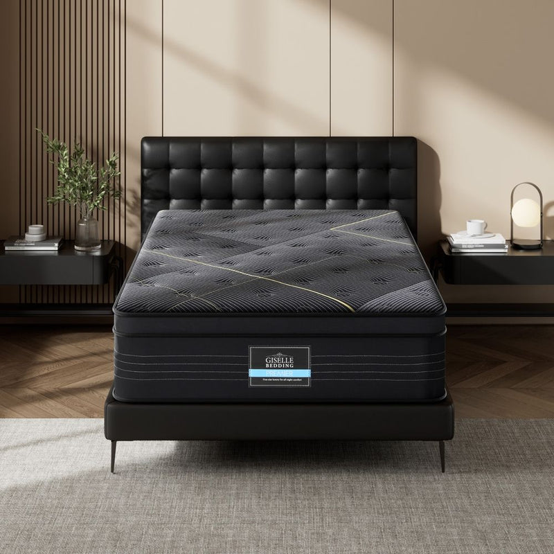 35cm Giselle Mattress King Single Bed Bamboo Pocket Firm Foam