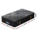 35cm Giselle Mattress Single Bed Bamboo Pocket Firm Foam
