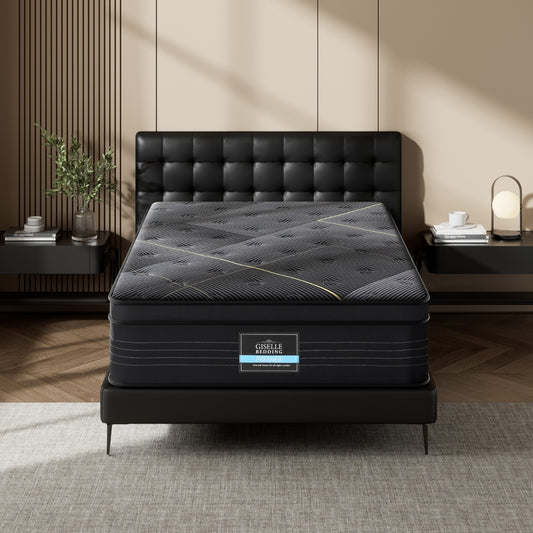 Giselle 35cm Single Mattress Bamboo Pocket Spring Firm Foam