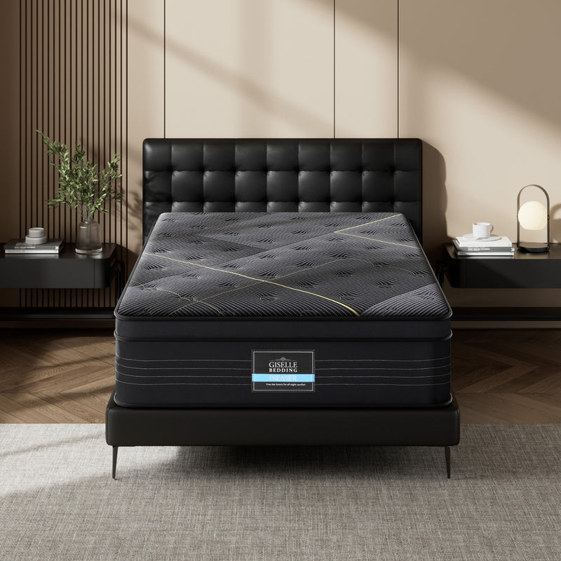 Giselle 35cm Single Mattress Bamboo Pocket Spring Firm Foam