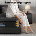 Giselle King Mattress 34cm Euro Top 5-Zone Pocket Spring Black