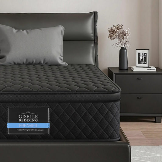 Giselle King Single Mattress 34cm Euro Top 5-Zone Pocket Spring