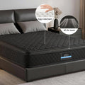 Giselle Queen Mattress 34cm Euro Top 5-Zone Pocket Spring Black