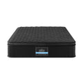 Giselle Single Mattress 34cm Euro Top 5-Zone Pocket Spring Black