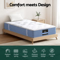Giselle 25cm King Single Pocket Spring Mattress