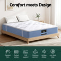 Giselle Queen Bed Mattress 25cm Pocket Spring