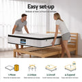 Giselle King Mattress 30cm Pocket Spring Euro Top Medium Firm