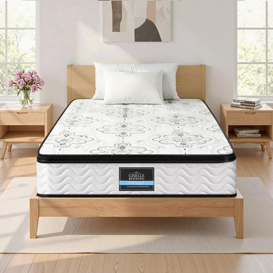Giselle Single Mattress 30cm Pocket Spring Euro Top Medium Firm