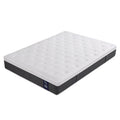 Levitex Double Mattress Lumbar Support, 5-Zone Pocket Springs & 2-Row Hardened Edges for Deep Sleep, Cooling Gel Memory & Egg-Crate Foam