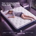 Levitex Double Mattress 23CM With Pocket Spring & Cooling Gel Foam, Medium-Firm Full-Body Support, Mattresses In A Box