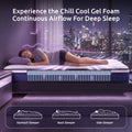 Levitex King Mattress 23CM With Pocket Spring & Cooling Gel Foam, Medium-Firm Full-Body Support, Mattresses In A Box