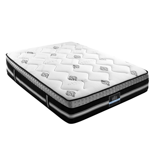 Giselle Galaxy Euro Top Cool Gel Pocket Spring Mattress DOUBLE 35cm
