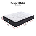 Giselle Bedding 7-Zone Double Mattress 36cm Double Firmness Cooling Gel Memory Foam with Pocket Spring