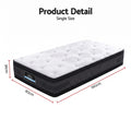 Giselle Bedding 7-Zone Single Mattress 36cm Double Firmness Cooling Gel Memory Foam with Pocket Spring