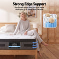 Giselle Bedding 7-Zone Single Mattress 36cm Double Firmness Cooling Gel Memory Foam with Pocket Spring