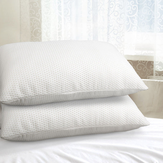 Giselle Memory Foam Pillow 19cm Thick Twin Pack