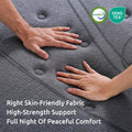 Levitex king Mattress 33 cm 7-Zone Pocket Spring 8.0 Extra Firm with Dual-Row Edge Support & Breathable Knit Cover