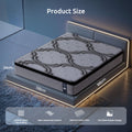 Levitex Double Mattress 34 cm 5-Zone Pocket Spring with Latex & Memory Foam or Extra Lumbar & Shoulder Support